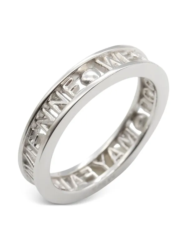 Vivienne Westwood Pre-Owned 20s Lettered Ring | Silver | FARFETCH CA