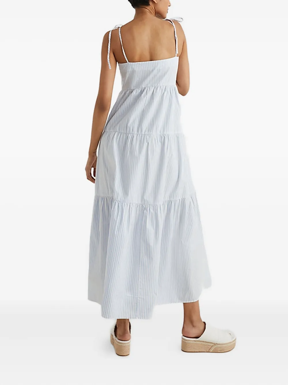 Tommy Hilfiger Gelaagde midi-jurk - Wit