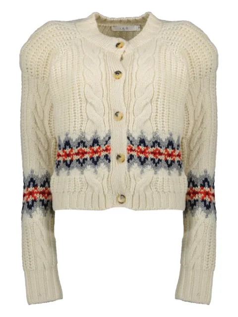 IRO cable-knit buttoned cardigan