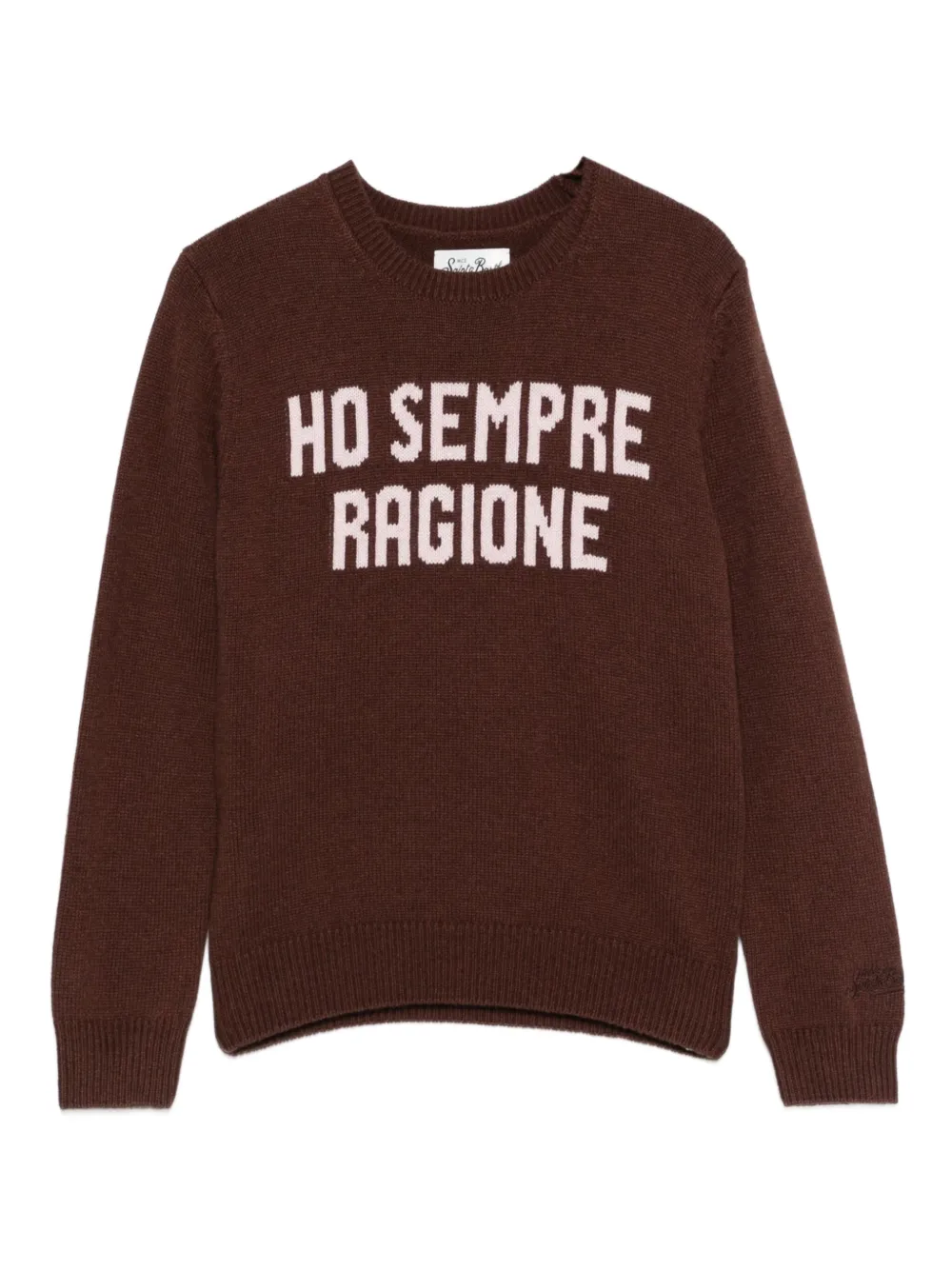 MC2 Saint Barth Kids クルーネックセーター - ブラウン MC2 Saint Barth Kids クルーネックセーター - ブラウン