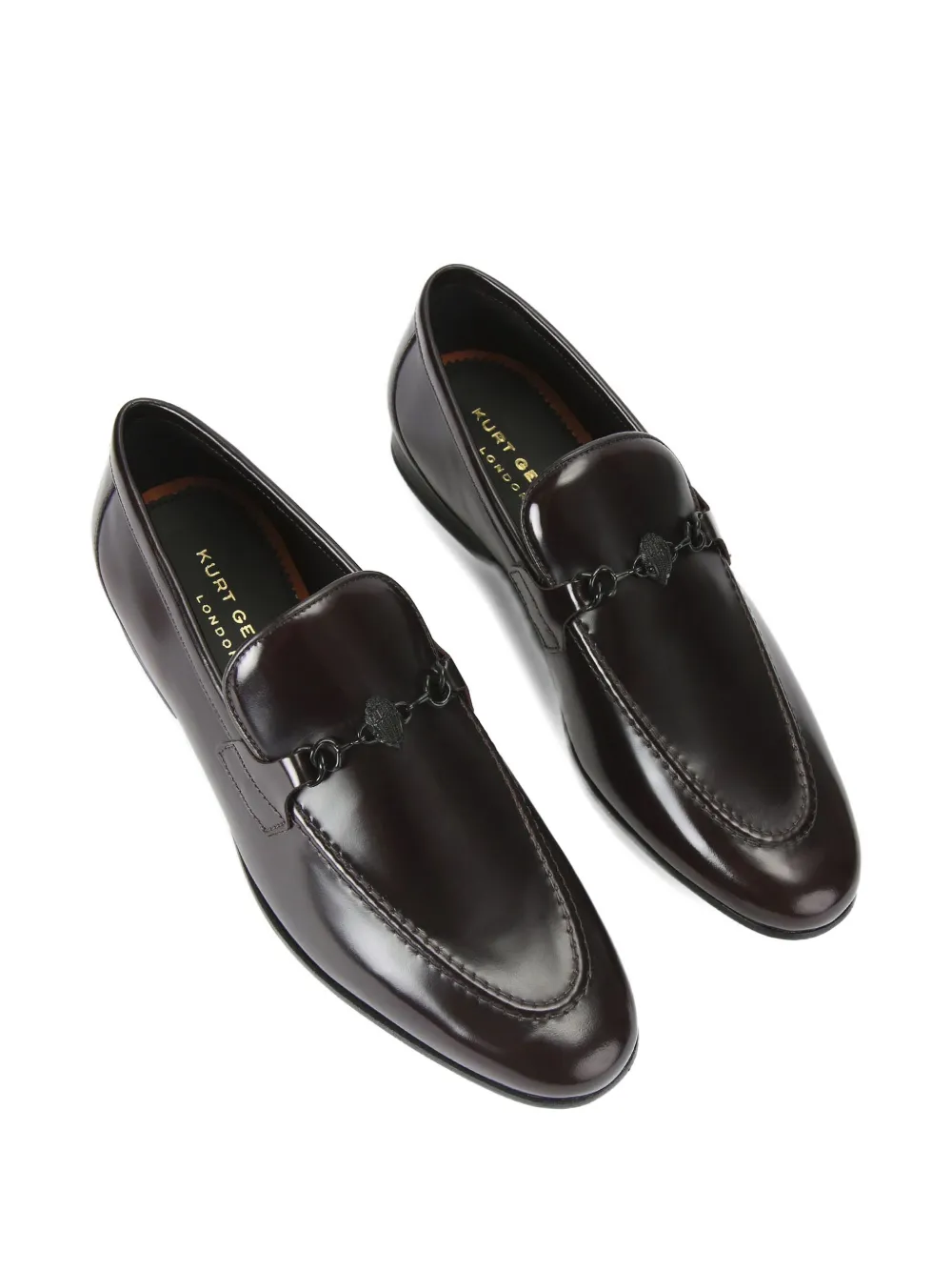 Kurt Geiger London Alton loafers met adelaarshoofd - Rood