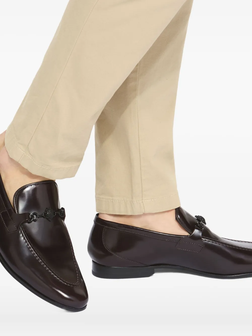 Kurt Geiger London Alton loafers met adelaarshoofd Rood