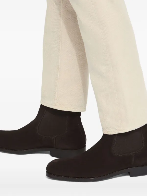 Kurt Geiger London Sloane Suede Chelsea Boots | Brown | FARFETCH