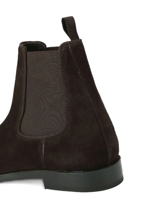 Kurt Geiger London Sloane Suede Chelsea Boots | Brown | FARFETCH display picture 2
