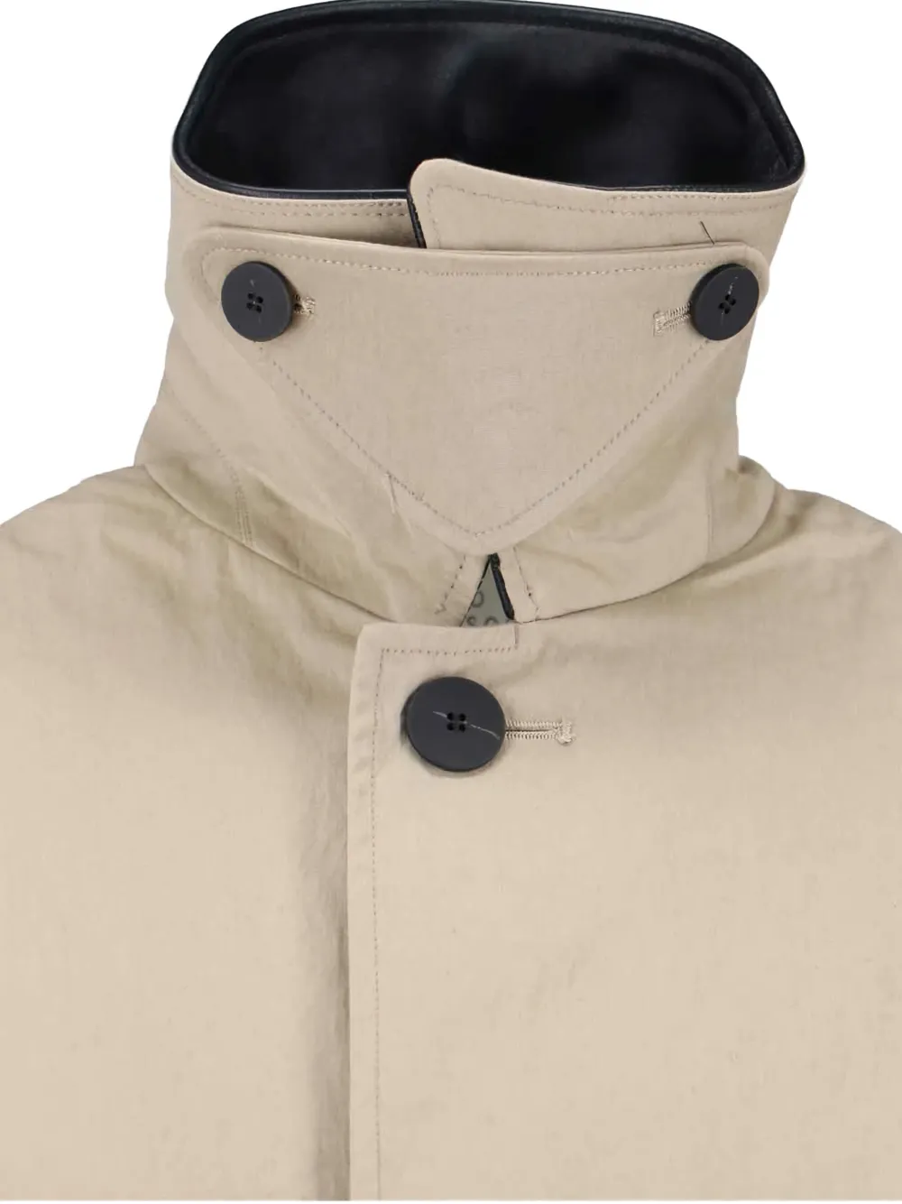 Studio Nicholson Revere jas met knopen Beige