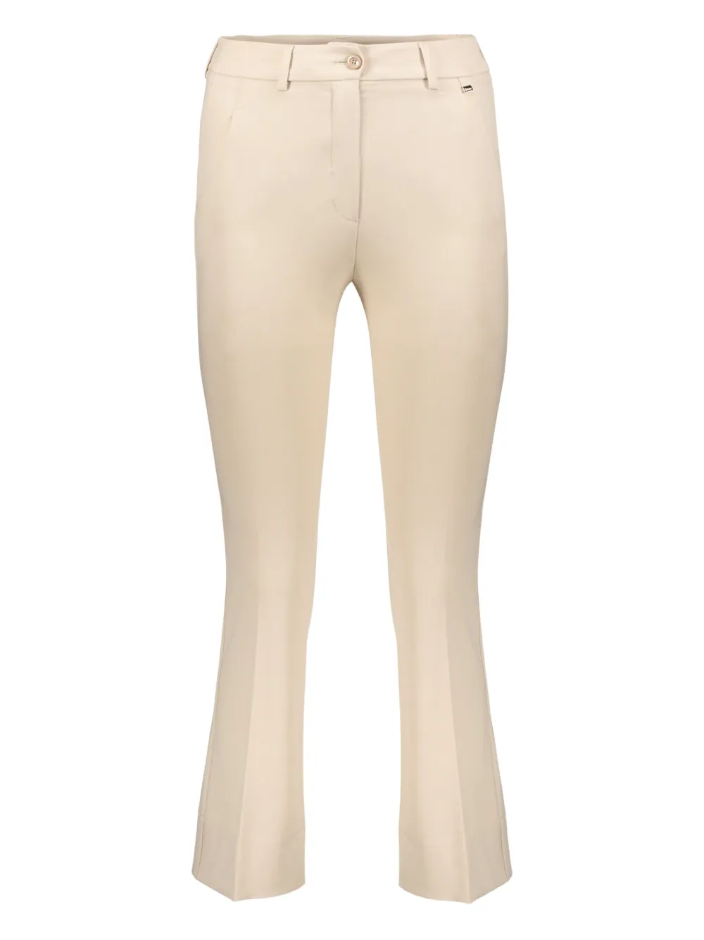 Herno button-fastening flared trousers | Neutrals | Image 1