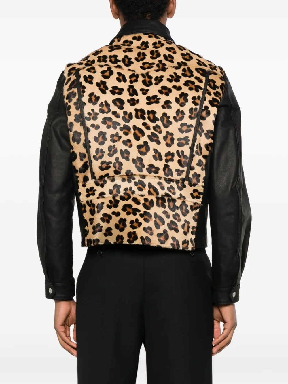 Second / Layer Phreak Leopard-print Jacket In Multi