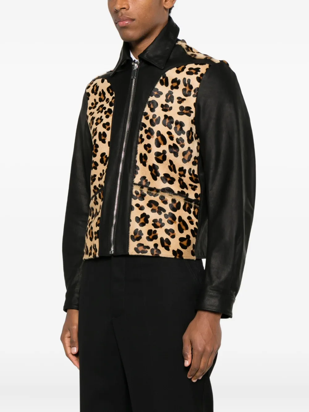 Second/Layer Phreak leopard-print Jacket | Neutrals | FARFETCH IN