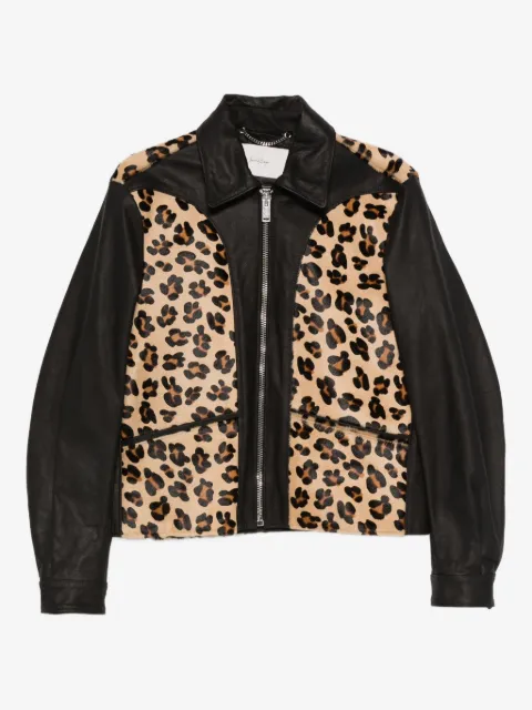 Second/Layer Phreak leopard-print jacket