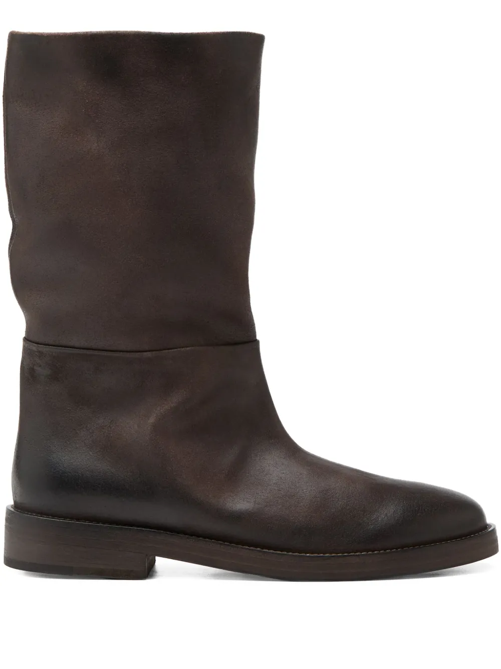Marsèll Tubetto Round-toe Boots In Black