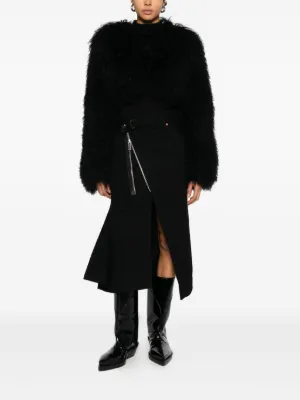 Sacai ドレープ＆アシンメトリースカート通販 - FARFETCH