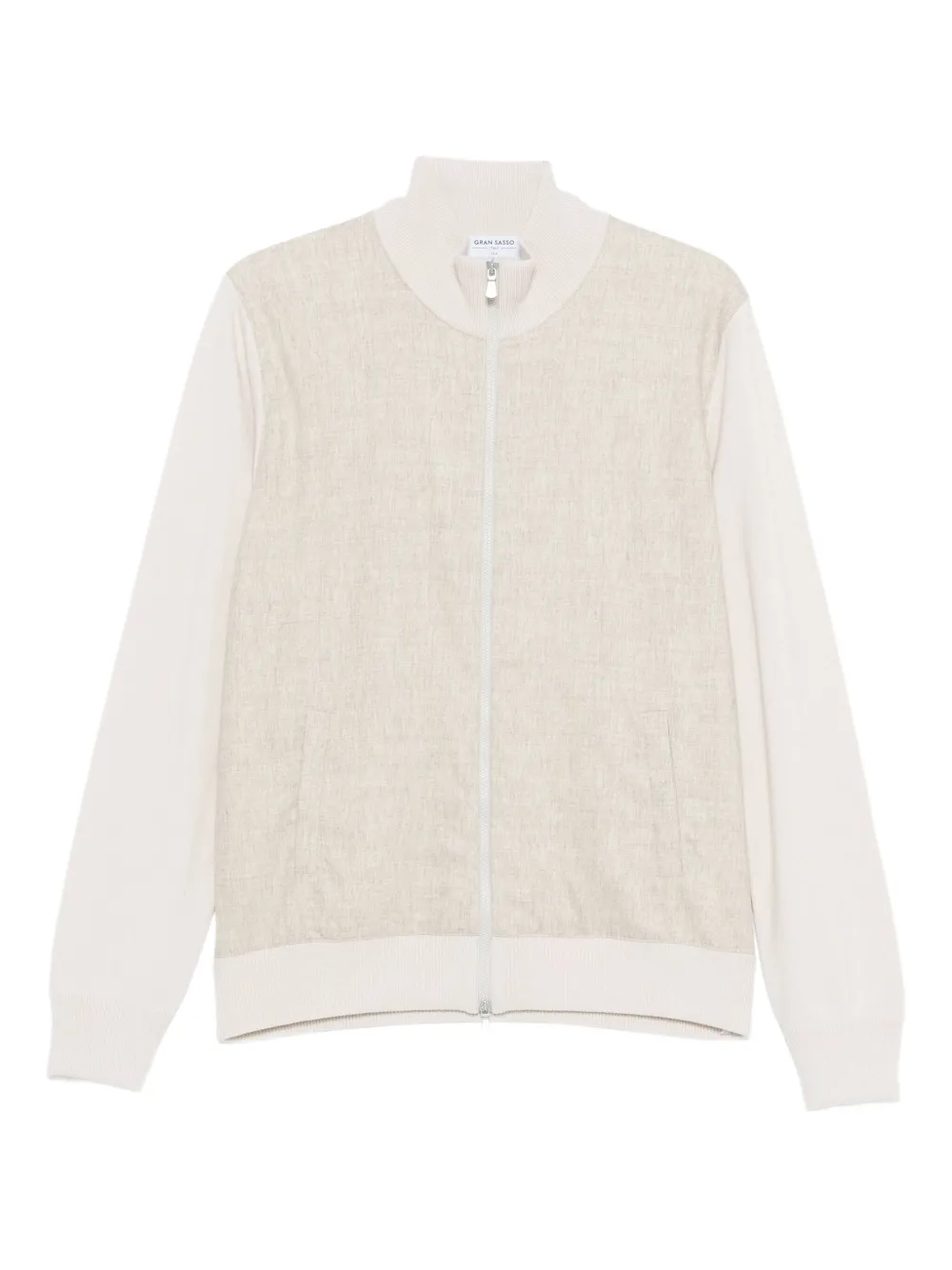 Gran Sasso zip-up cardigan | Neutrals | Image 1