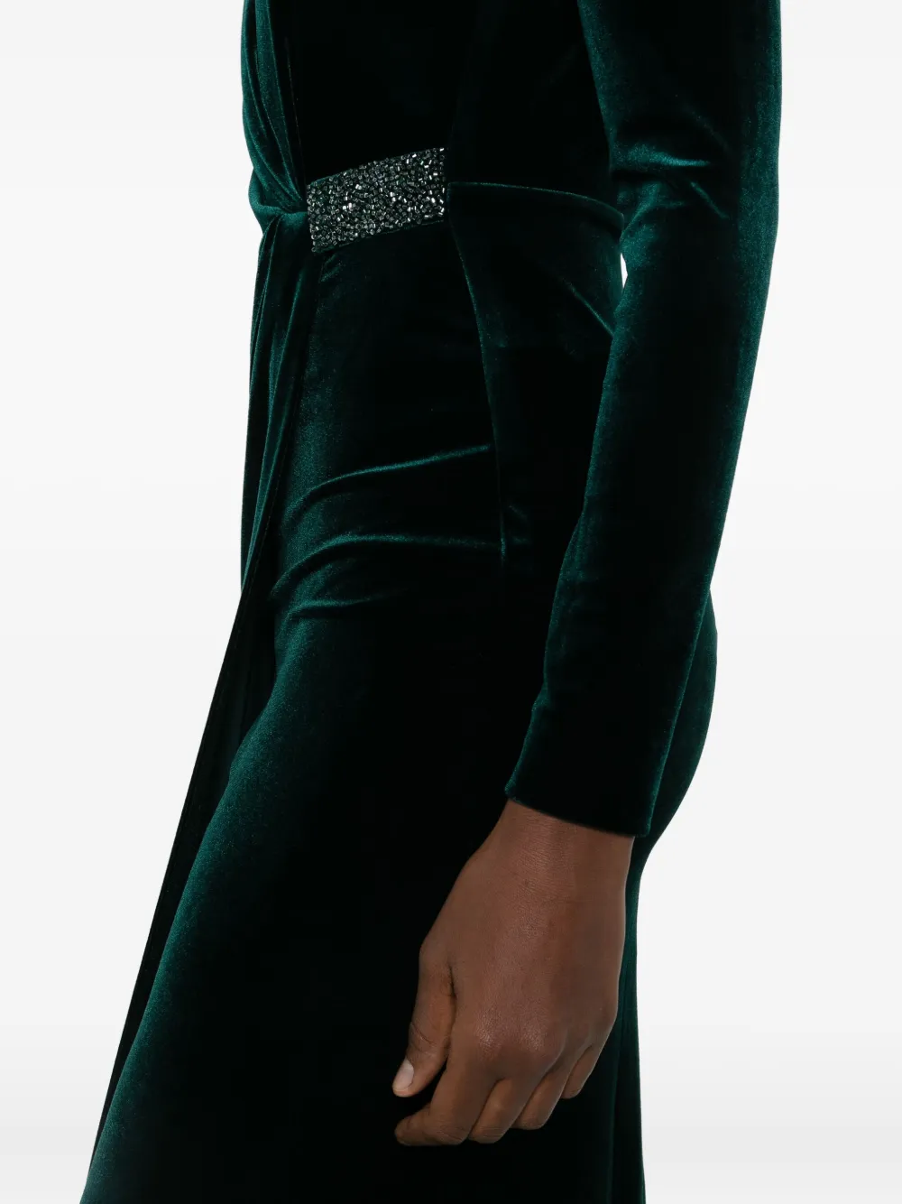 CRISTALLINI Vera maxi-jurk Groen