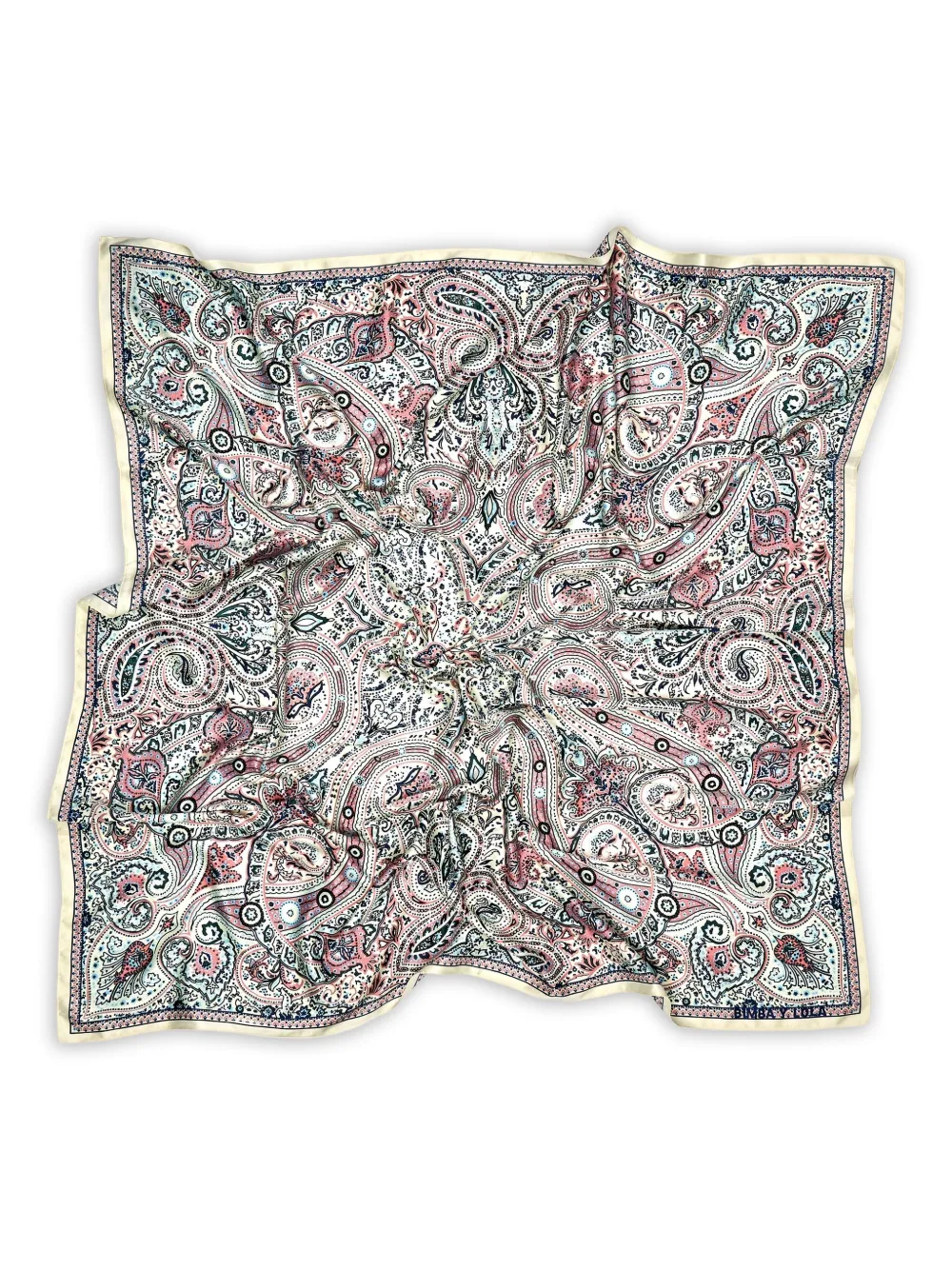 Bimba Y Lola Paisley Scarf In White