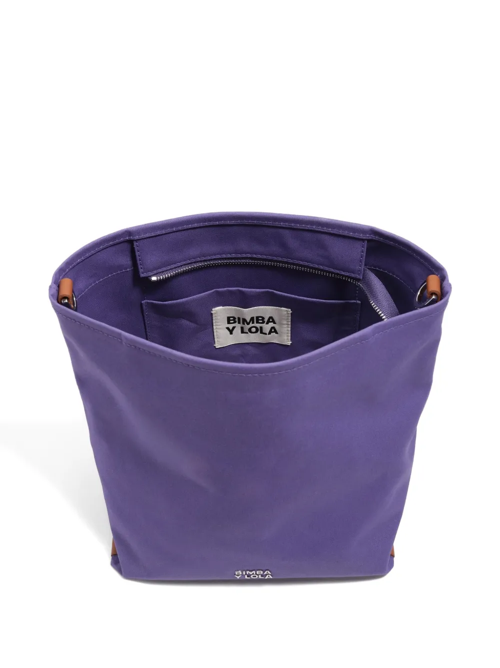 Bimba Y Lola Strap Satchel Crossbody Bag In Purple