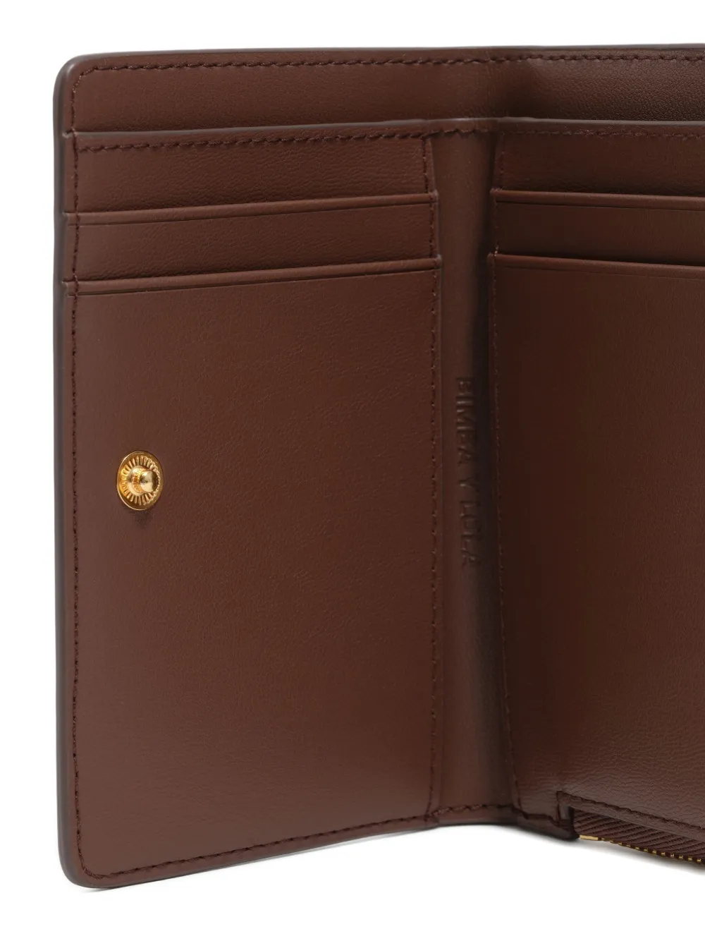 Bimba y Lola Portemonnee met rits en polsband Bruin