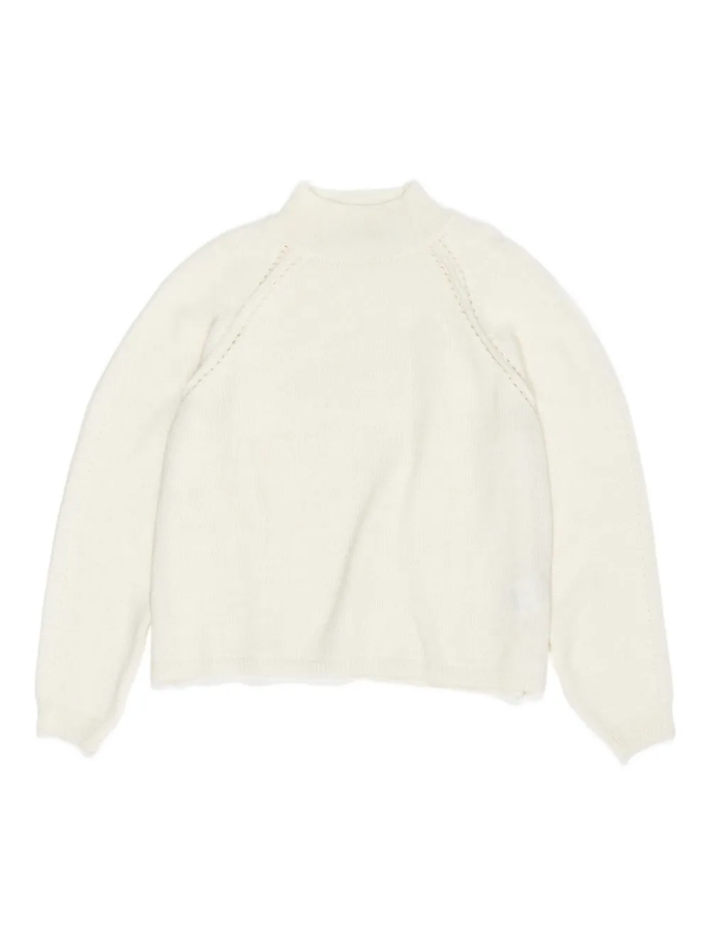 Bimba Y Lola High-neck Openwork Sweater In Multi