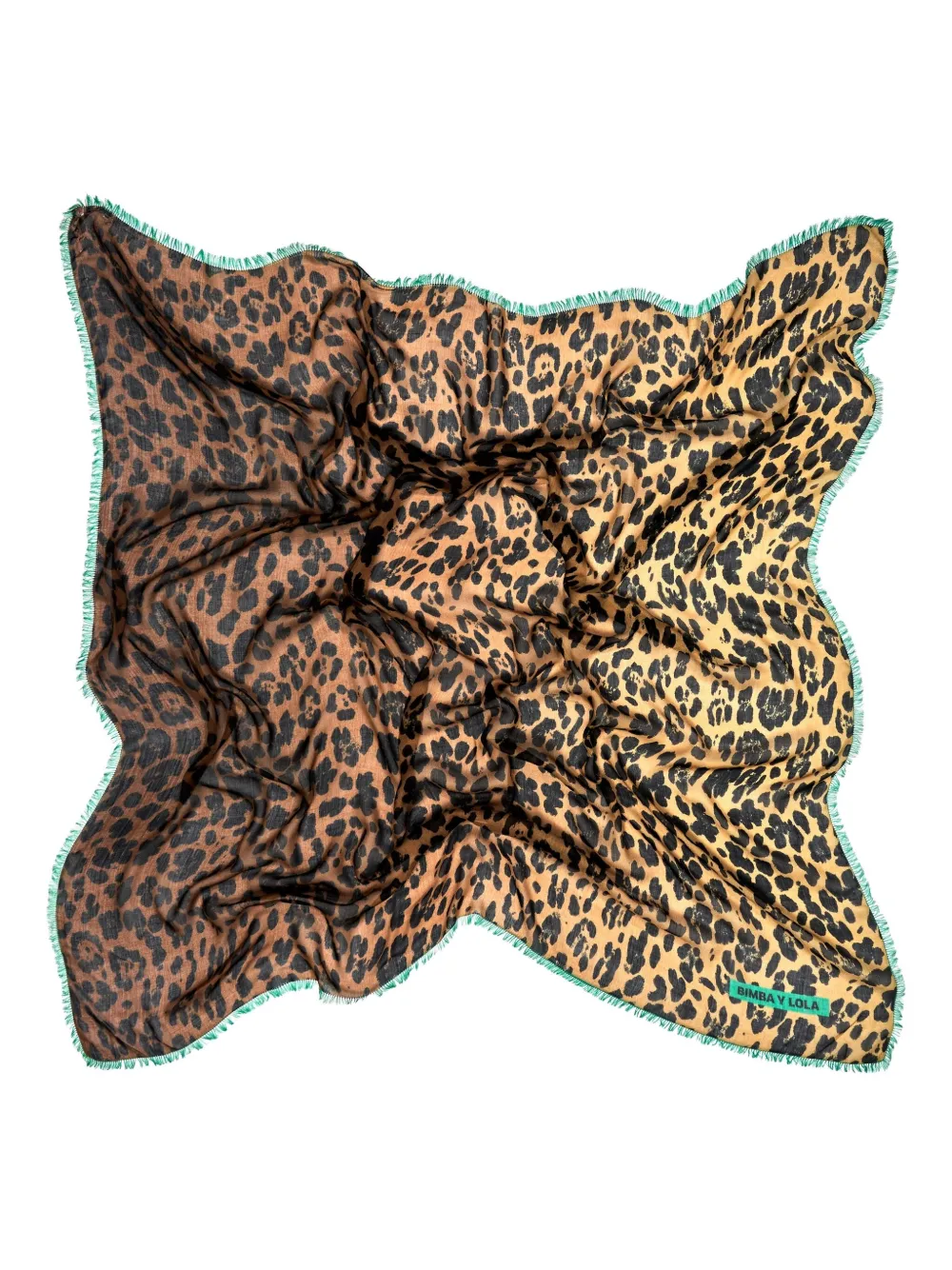 Bimba y Lola animal-print fringed scarf | Image 2