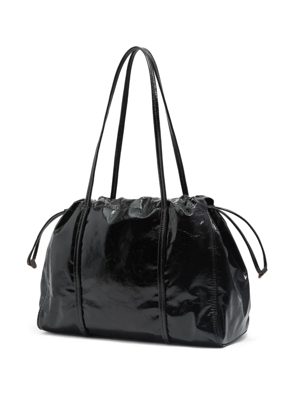 Bimba y Lola Gesmockte schoudertas - Zwart