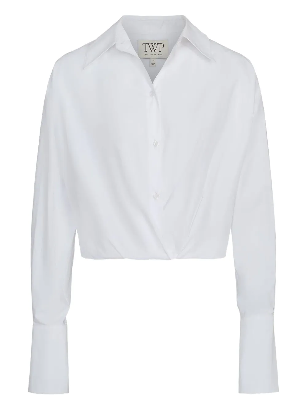 TWP chemise Take en popeline de coton | blanc | Image 1