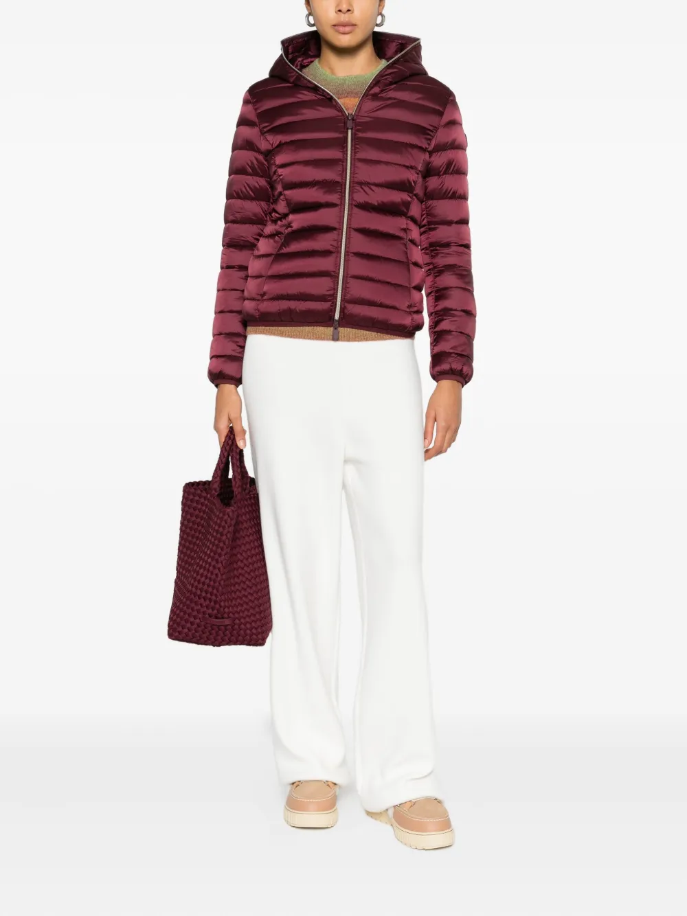 Save The Duck Zip-fastening Jacket In Red