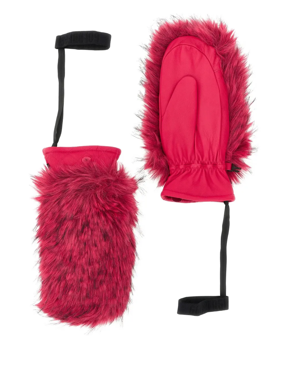 Goldbergh Hill leather ski gloves – Red