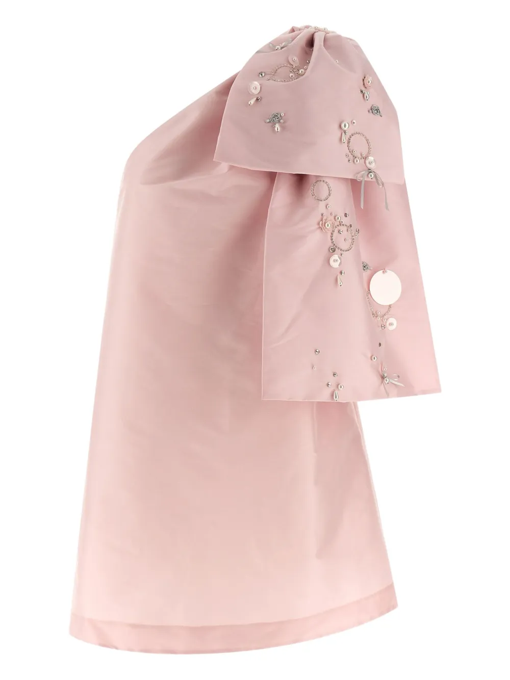 Bernadette Winnie bow-detail mini dress - Roze