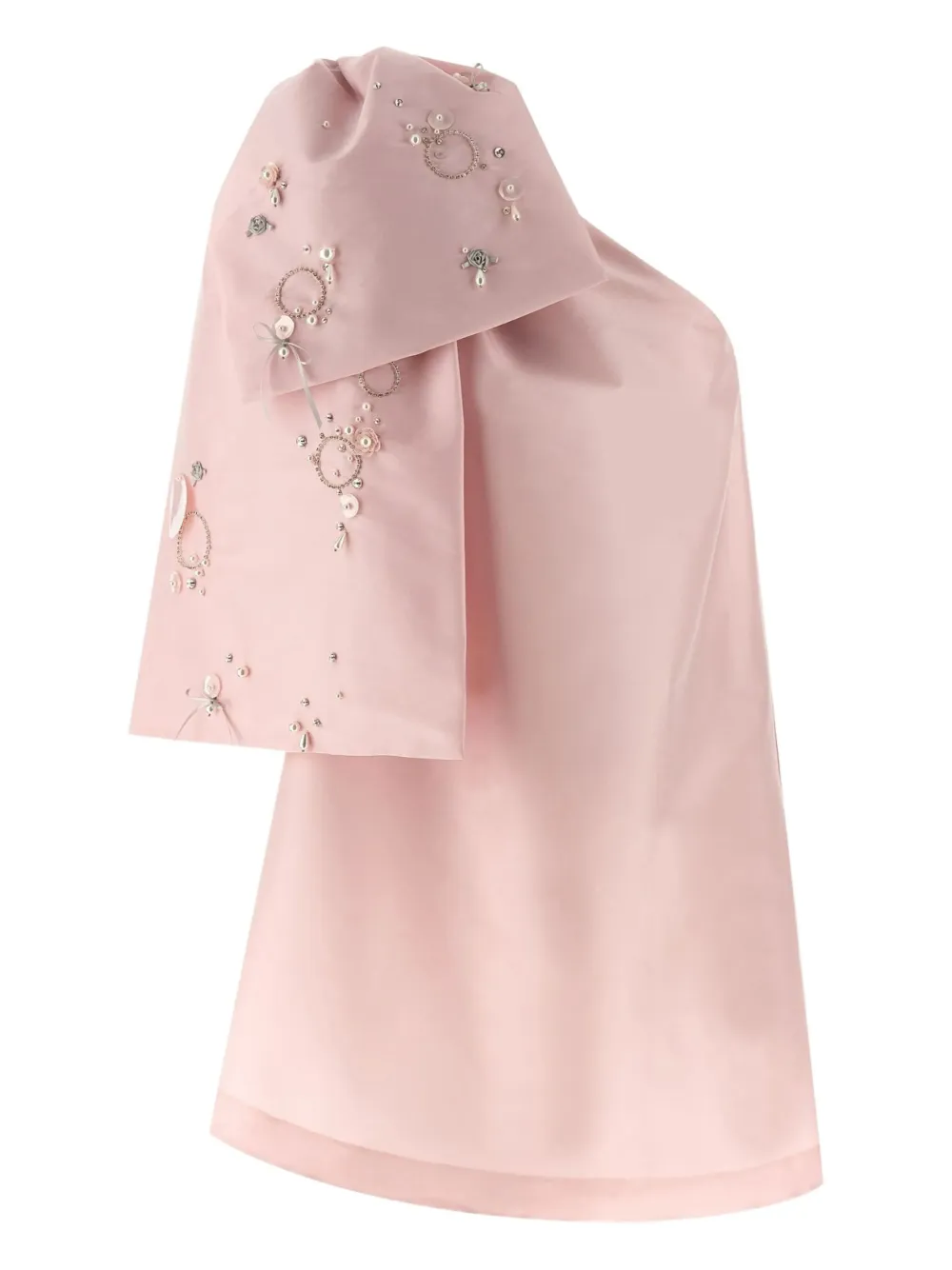 Bernadette Winnie bow-detail mini dress | Pink | Image 1