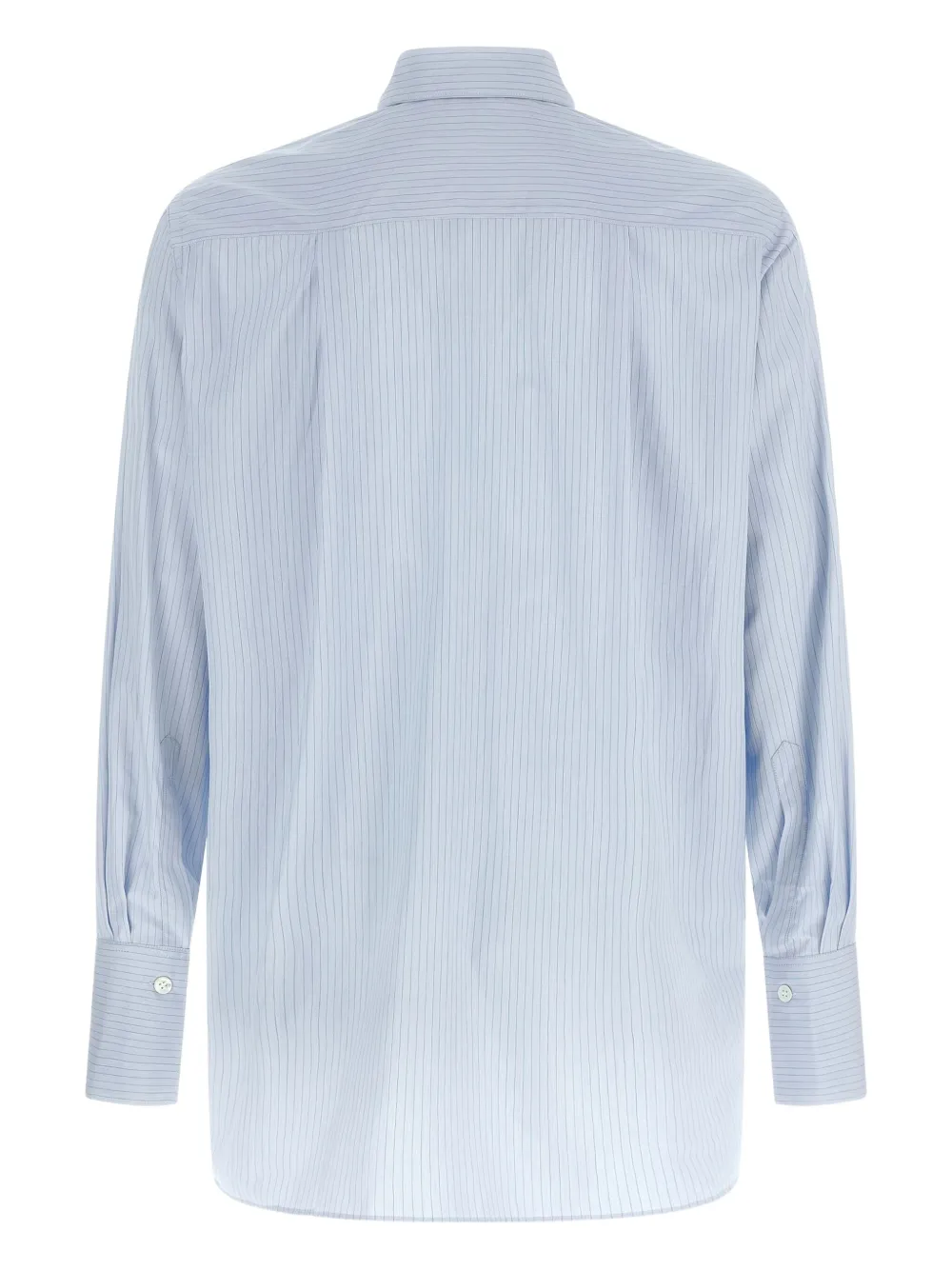 Namacheko striped breast pocket shirt - Blauw