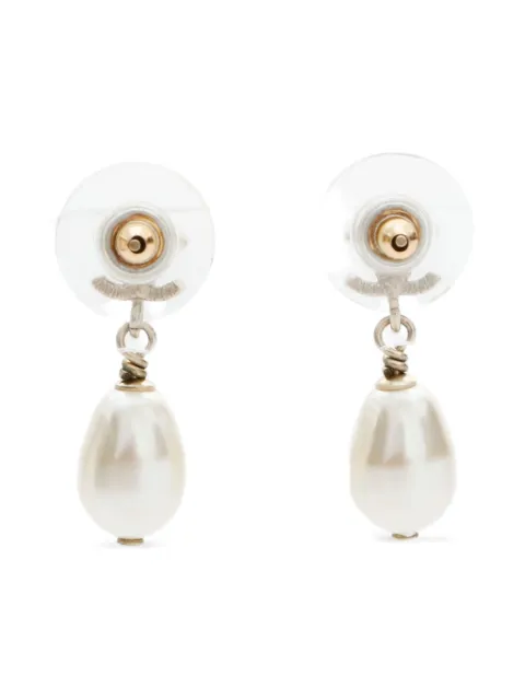 CHANEL Pre-Owned 2000s CC-logo drop earrings