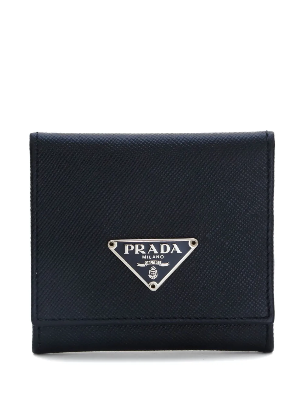 Prada Pre-Owned cartera con logo triangular 2010-2020 | negro | Image 1
