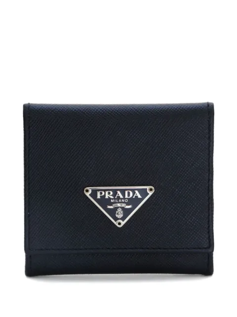 Prada Pre-Owned 2010-2020s triangle-logo wallet