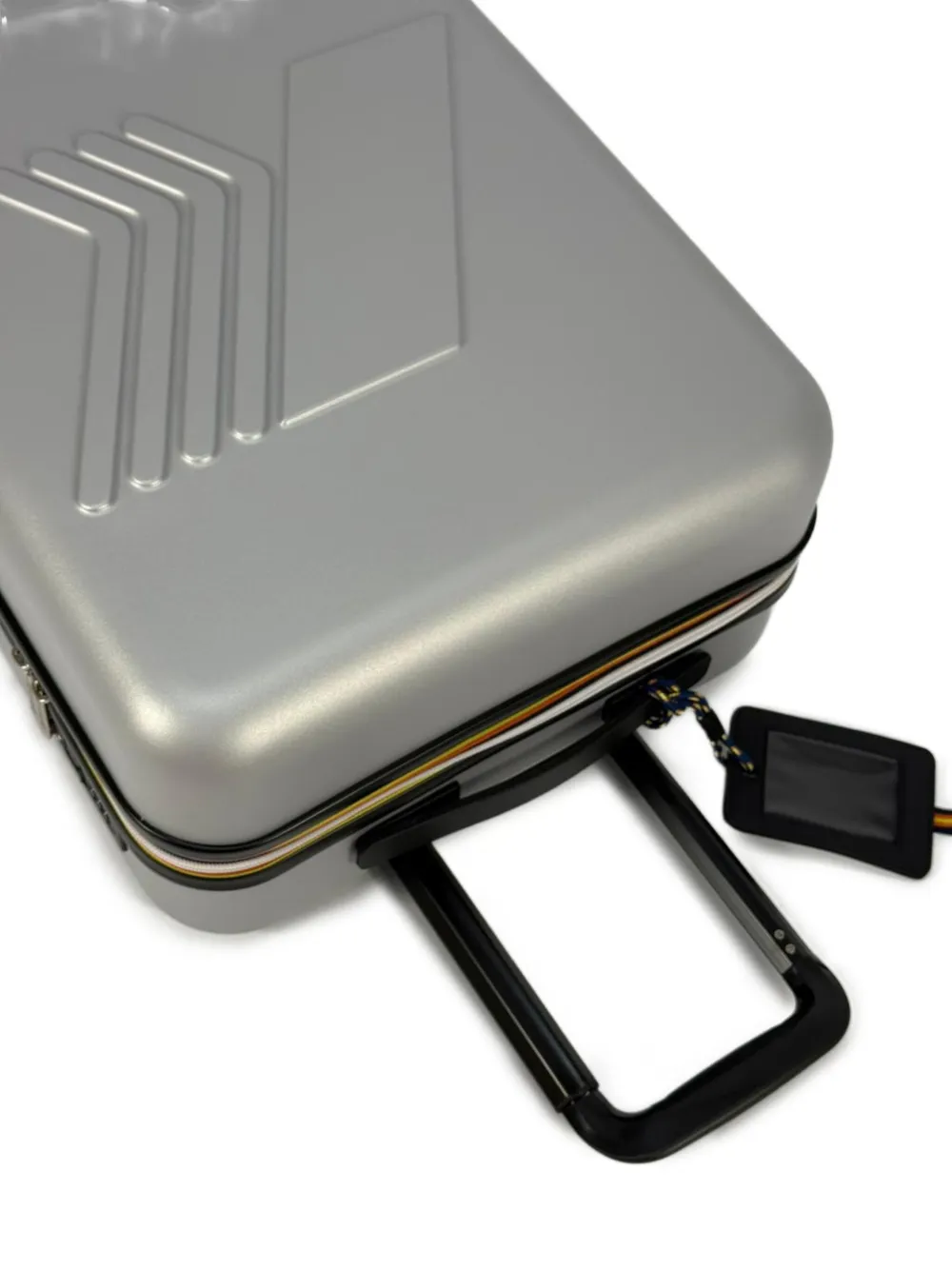 K-Way Rolkoffer met logo-reliëf Grijs