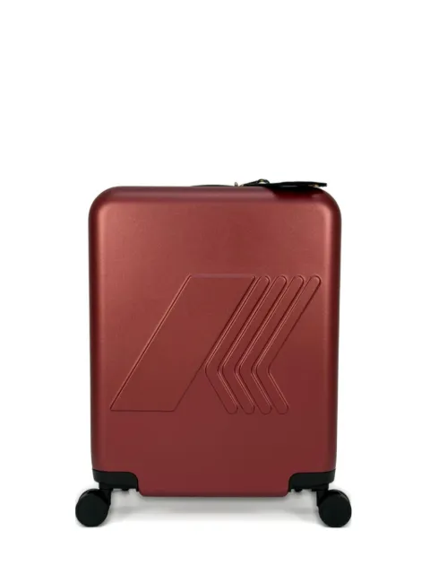 K-Way embossed-logo wheeled luggage