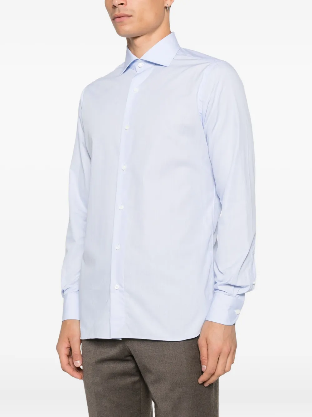 Truzzi Mini Cel Buttoned Shirt In Blue