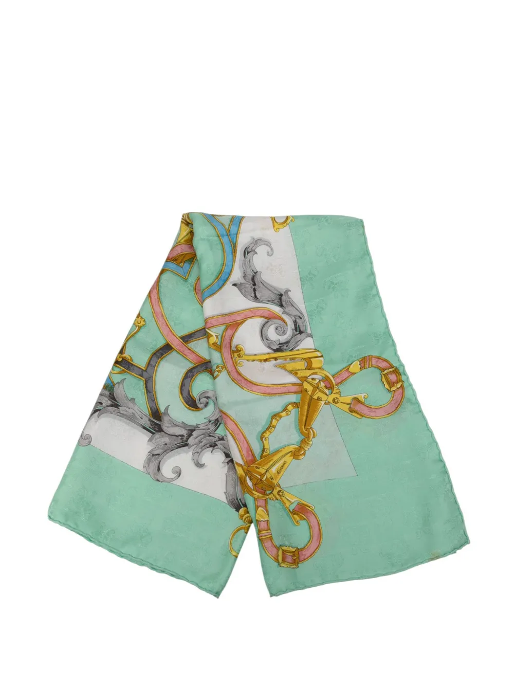 Hermès Pre-Owned 20th Century L Instruction du Roy 90 Seidenschal | Grün | Image 1