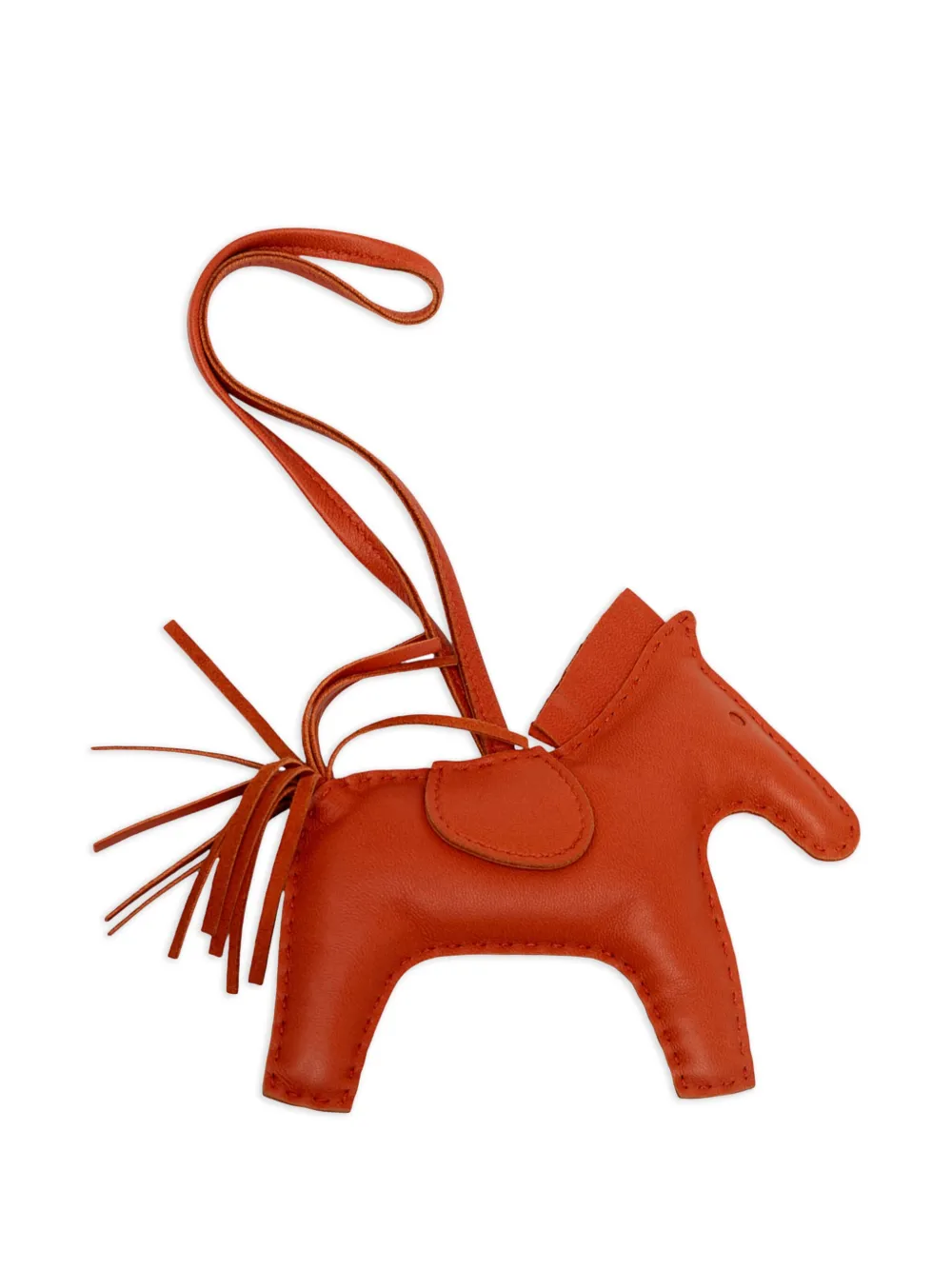 Hermès Pre-Owned 2019 Milo Lambskin Grigri Rodeo Bag Charm MM key chain | Image 2