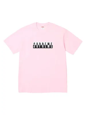 【We11done】Tシャツ　ピンク　韓国ブランド We11done ロゴ Tシャツ | ピンク | FARFETCH JP