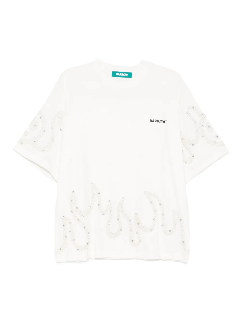 BARROW embellished T-shirt | White | Image 1