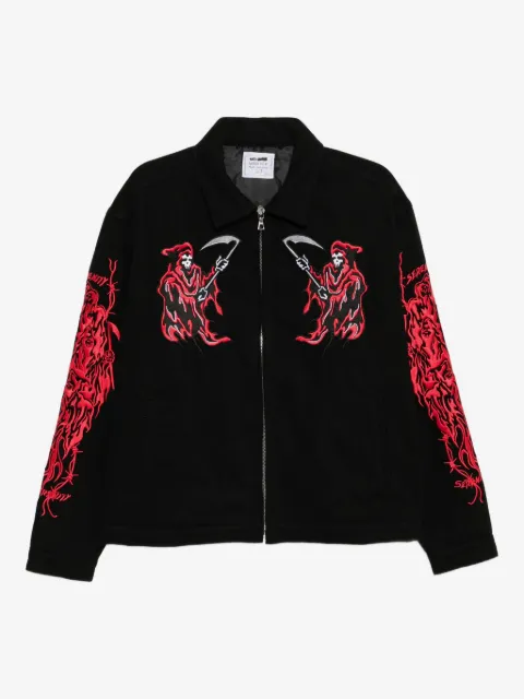 Warren Lotas graphic-embroidered jacket