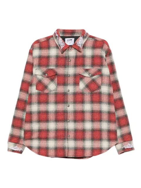 Warren Lotas plaid shirt jacket