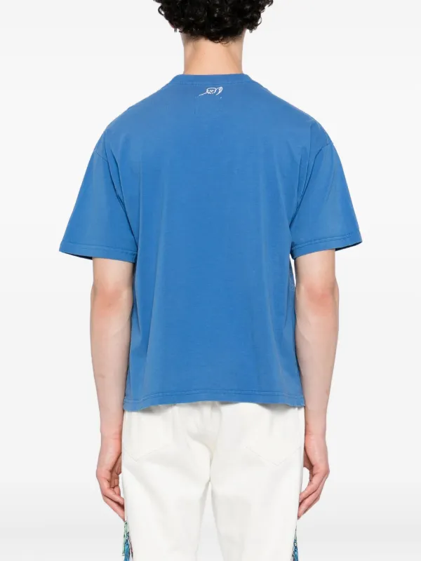 Warren Lotas graphic-print T-shirt | Blue | FARFETCH