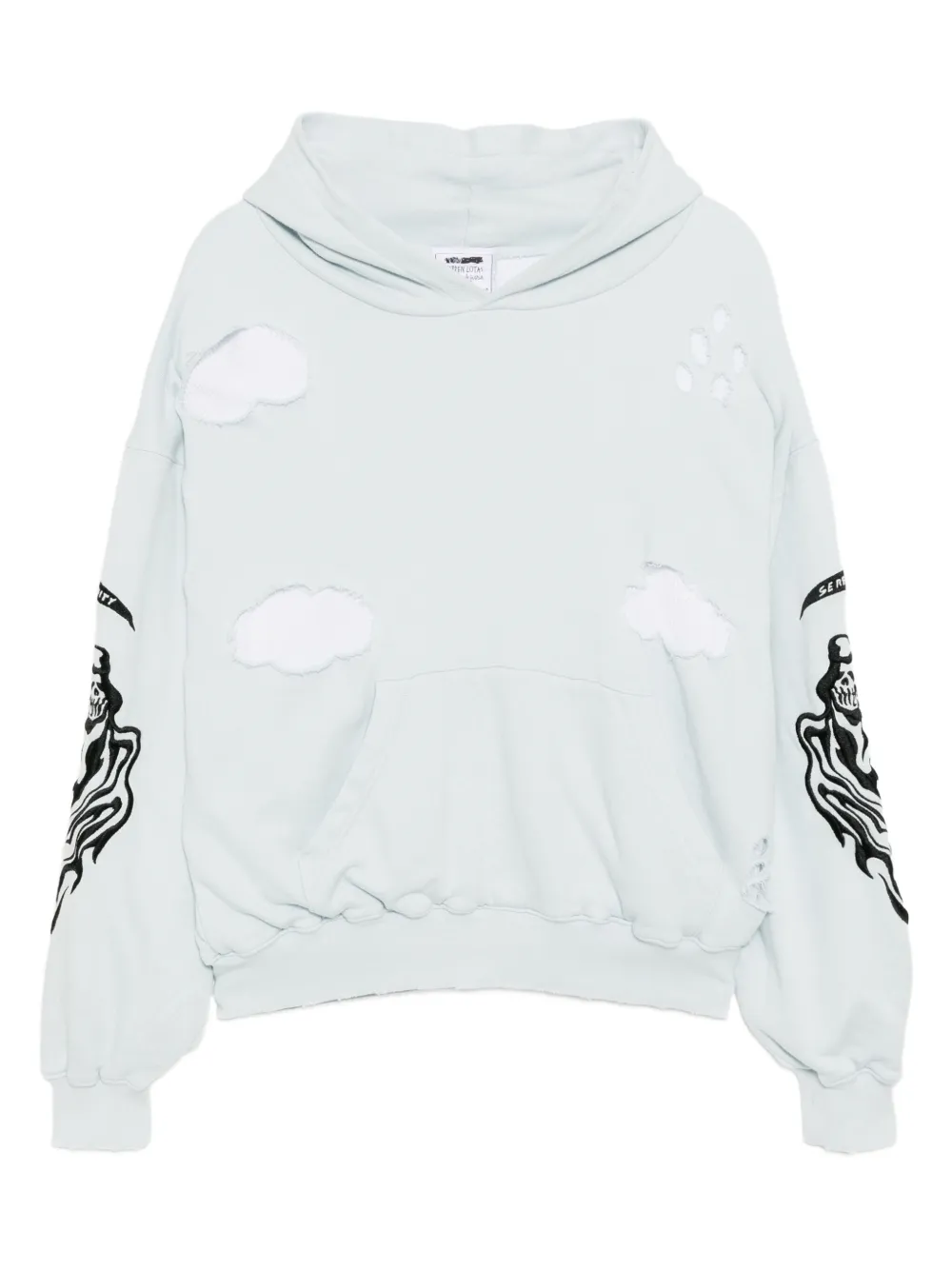 Warren Lotas hoodie con bordado gráfico | azul | Image 1