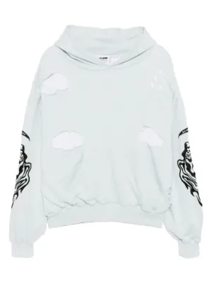 Warren Lotas プリント パーカー | ブルー | FARFETCH JP