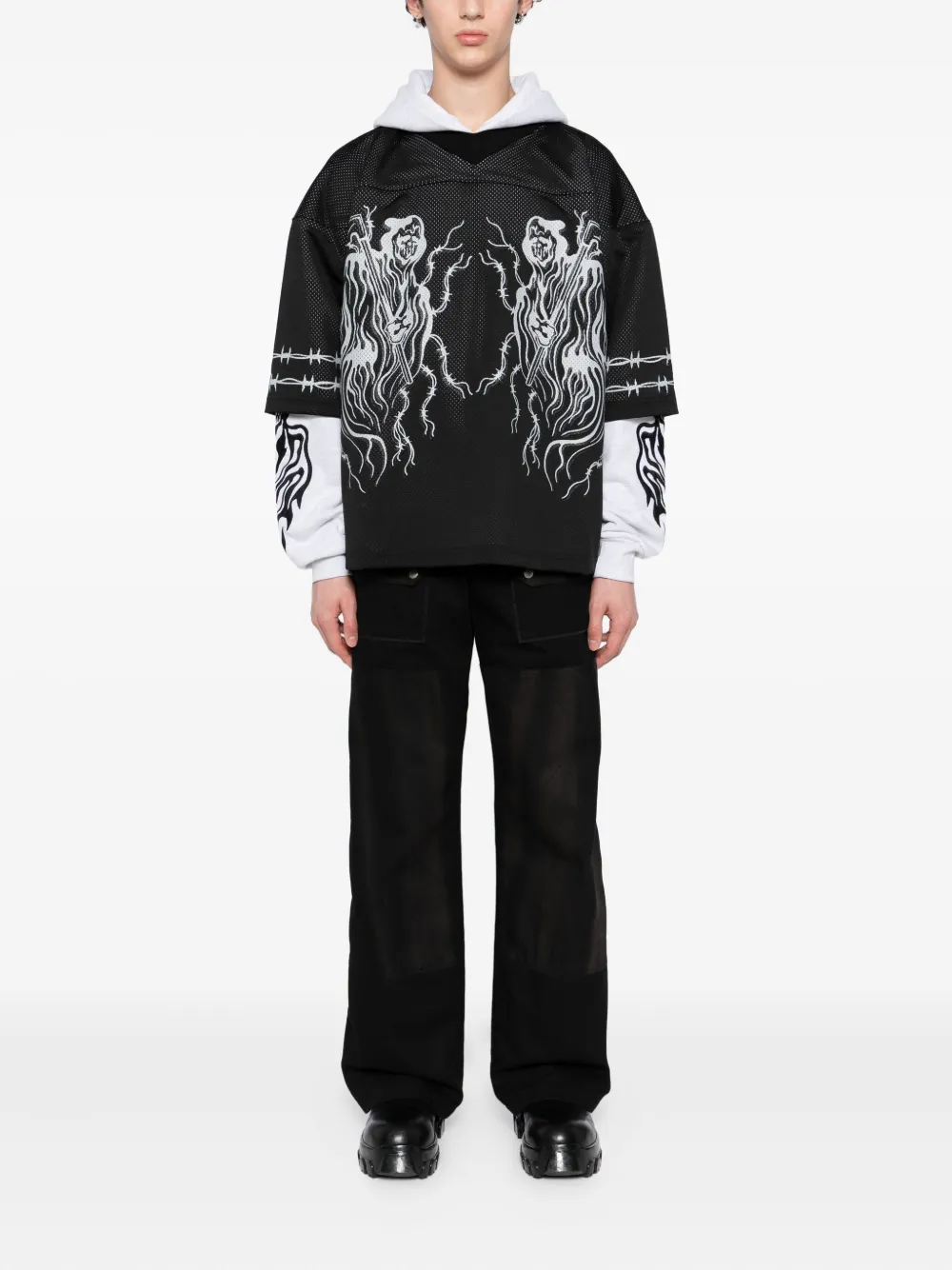 Warren Lotas graphic-print hoodie | Hoodies | Image 2