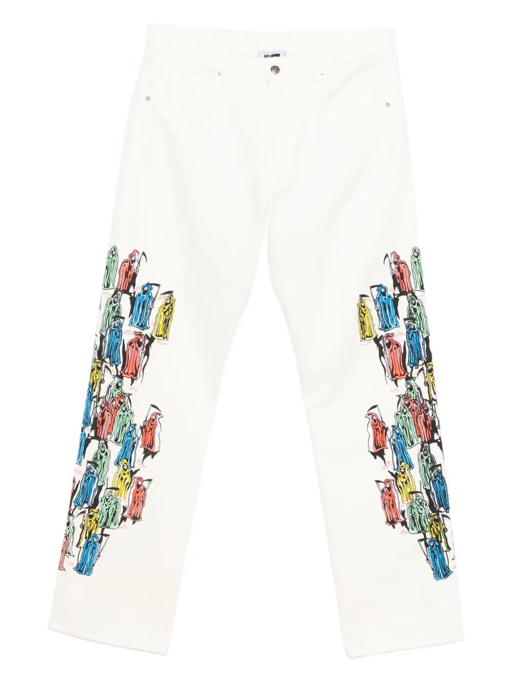 Warren Lotas graphic-print jeans | Neutrals | Image 1