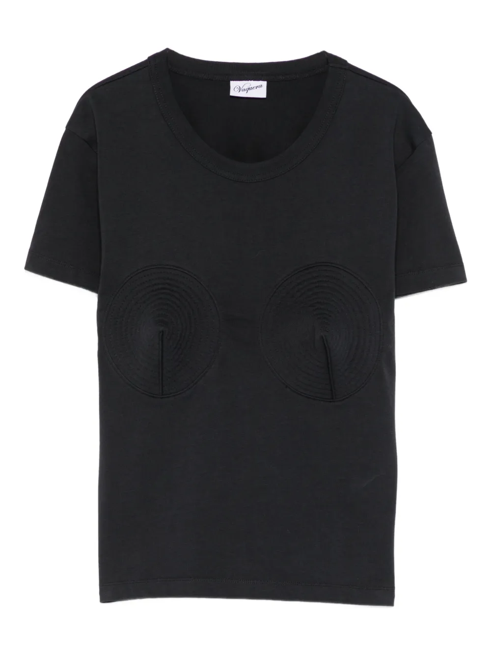 Vaquera top Bullet Bra con detalle circular | negro | Image 1