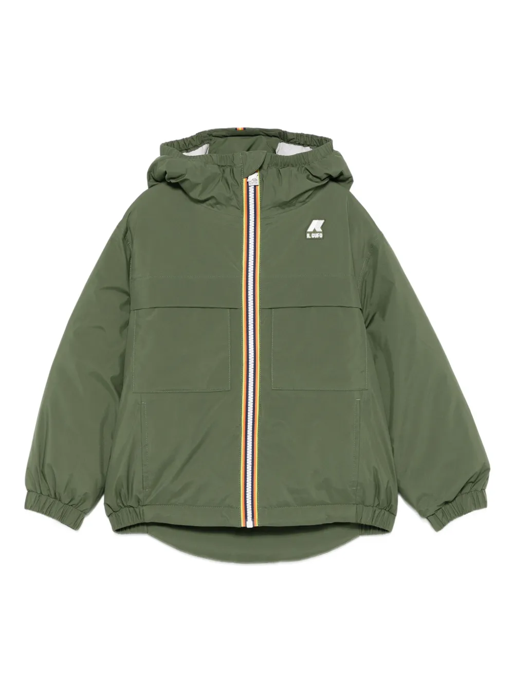 Il Gufo x K-Way zipped jacket | Green | Image 1