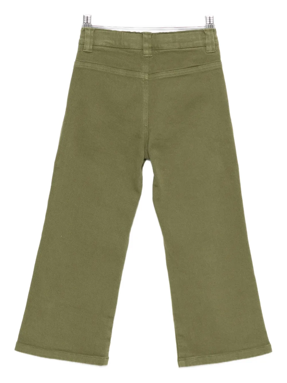Aspesi Kids button-fastening trousers | Green | Image 1