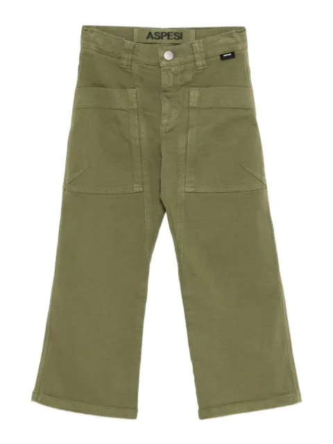 Aspesi Kids button-fastening trousers